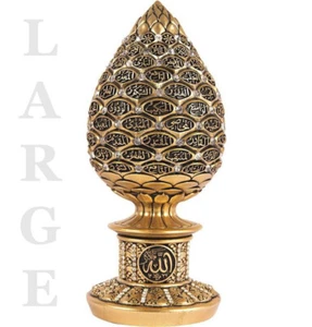 Modefa Decorazione Tavola Casa Islamica Turca | Grande 99 Nomi di Allah Uovo Oro 1683 - Foto 1 di 1