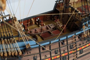 Wooden Model Ship: San Luis Galleon XVII Century 1:72 Scale Detailed Collectible - Bild 1 von 3