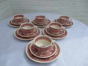Villeroy & Boch Burgenland rot 6 Teegedecke - Bild 1 von 6