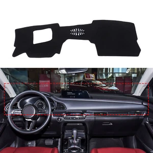 Almohadilla protectora de instrumentos negra para tablero de instrumentos para Mazda CX-30 alta especificación - Imagen 1 de 7