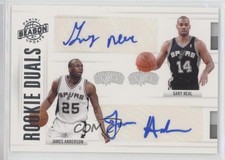 2010 Season Update Duals Signatures /99 Gary Neal James Anderson Rookie Auto RC