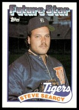 1989 Topps  #167  Steve Searcy   Pitcher   Detroit Tigers  Future Star FREE ship