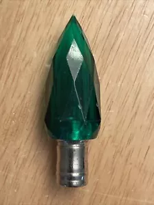 GRÜNER KRISTALL FACETTIERT ACRYL BELEUCHTUNGSLAMPE SCHATTEN FERTIG (NEU ALTER LAGER) - Bild 1 von 8