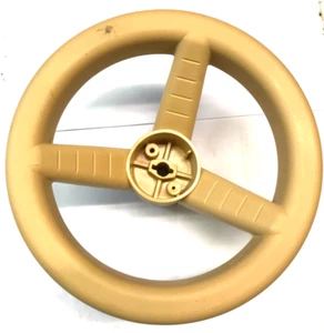 Genuine POWER WHEELS Part # P5063-2379 TAN Jeep Steering Wheel *New Old Stock* - Picture 1 of 2