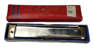 Marine Band No 365 M Hohner Vintage Harmonica Made In Germany Key of C 14 Hole - Picture 1 of 7