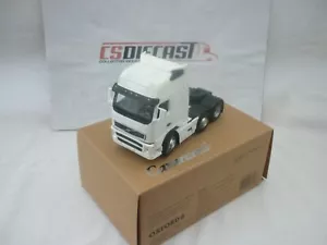 Camión moderno Cararama transporte pesado 1:50 blanco liso Volvo FH12 CR050 - Imagen 1 de 4