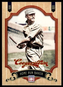 2012 Panini Cooperstown Home Run Baker #154 Color Tint Short Print SP Athletics - Picture 1 of 2