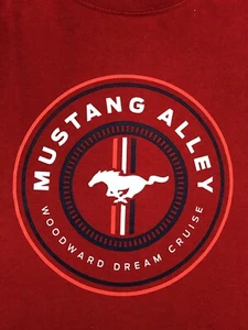 2023 WOODWARD DREAM CRUISE FORD MUSTANG ALLEY VOLUNTEER SHIRT DETROIT MICHIGAN - Picture 1 of 5