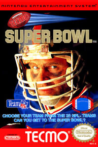 Tecmo Super Bowl Nintendo NES BOX ART Premium POSTER MADE IN USA - NES055