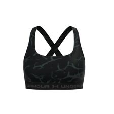 Under Armour Womens Armour Mid Crossback Emboss Sports Bra 1378815 - New