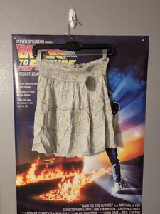 Pink Rose Mint Combo Floral Skirt Junior Size M Pull On - Picture 1 of 7
