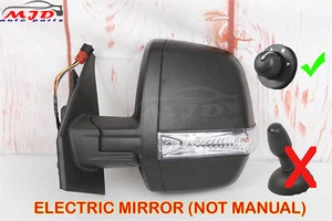 FOR DODGE RAM PROMASTER CITY 15-22 LEFT DRIVER SIDE POWERED MIRROR (NOT MANUAL!) - Picture 1 of 13