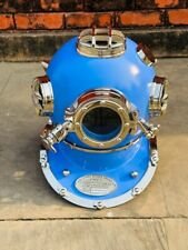 Scuba diving helmet | US navy mark V divers helmet Blue marine diving helmet