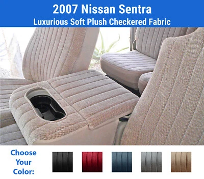 Fundas de asiento de felpa para Nissan Sentra 2007 Foto 1 de 4