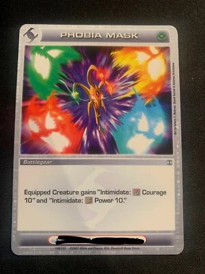 Phobia Mask - Chaotic Card - Dawn of Perim Battlegear - Image 1 of 2