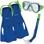 Body Glove Aquatic Mischief Mask Snorkel and Fins Set