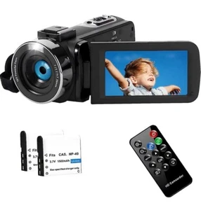 2.7K 42MP 18X Digital Zoom Camcorder Video Camera 3.0” LCD -Remote & 2 Batteries - Picture 1 of 7