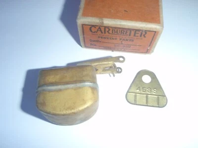 Carburador flutuante de latão NOS com TAG 1939 Studebaker Champion Carter WO # 453s - Imagem 1 de 4