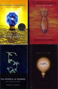 Jeanne Duprau BOOK OF EMBER 4 books, 1st printings in DJ, 1 inscr by author - Imagen 1 de 2