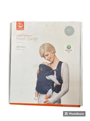 Открытая коробка | Stokke MyCarrier передняя детская переноска серая - Изображение 1 из 3