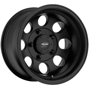 16x8 -12 Pro Comp PA69 Vintage 5x4.5 Flat Black Wheels (Set of 4) - Picture 1 of 3
