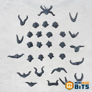 Fellgor Ravagers Head & Horn Bits - Warhammer 40k Kill Team - Foto 1 di 1