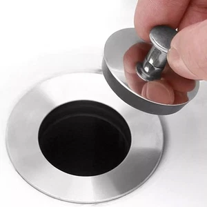 Rubber Drain Stopper for Bathtubs Washbasins Kitchen Sinks Prevent Clogging - Picture 1 of 60