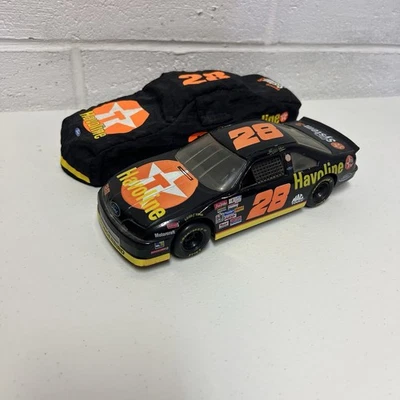 NASCAR #28 Havoline Ford Thunderbird by Ernie Irvan 1:24 Die Cast With Car Cover - Image 1 of 4