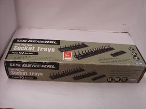 US General 3 Pc. Socket Tray Set Metric - New - Picture 1 of 2