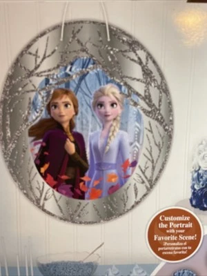 Frozen Birthday Party Decoration Frame and Cutout Photo Decorating Kit - Image 1 of 4