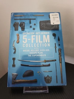 5-Film Collection Dredd Hellboy Kick-Ass Escape Plan The Expendables DVD NEW! - Image 1 of 2