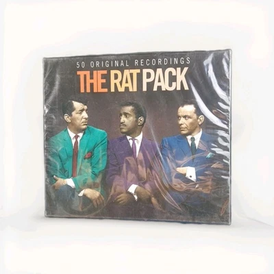 The Rat Pack ~ 50 ORIGINAL RECORDINGS (2-CD, 2007) Sinatra, Davis Jr, Martin NOS - Image 1 of 2