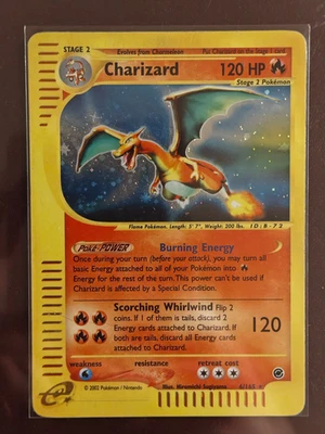 Карта Charizard 6/165 Holo Expedition Pokemon электронная книга винтажная карта Pokemon - Изображение 1 из 2