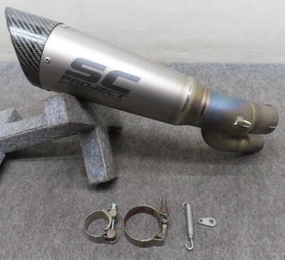 SC PROJECT Titanium Slip-On Muffler for BMW S1000RR 17-18 - Изображение 1 из 4
