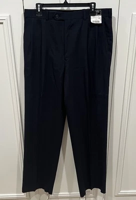 Pantalón de vestir Christian Dior Monsieur II para hombre 42-W36 negro ventana sin terminar Foto 1 de 4