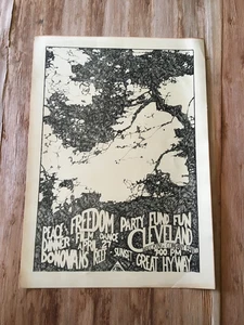 PEACE & FREEDOM PARTY FUND FUN 1968 San Francisco cleveland wrecking band ORIG - Picture 1 of 2