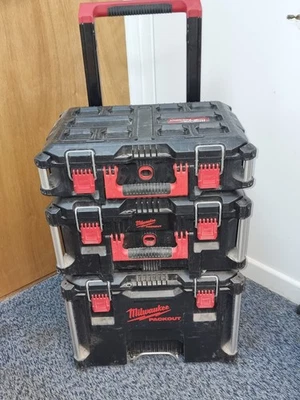 Milwaukee 4932464244 3 Piece PACKOUT Storage System Set - Image 1 of 4
