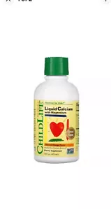 Essentials Liquid Calcium with Magnesium Natural Orange 16 fl oz 473 ml Ex:07/25 - Picture 1 of 2