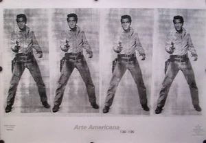 Andy Warhol 4 Elvis 1992 POSTER 27 1/2"" x 39 1/2"" NEUWERTIG - Bild 1 von 1