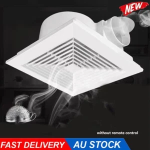 Bathroom Ventilation Exhaust Fan Ceiling Fan Residential Remodel Extractor 7.8" - Picture 1 of 12