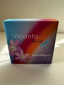 100% AUTHENTIC SALVATORE FERRAGAMO INCANTO SHINE PRESENTATION BOX ONLY 3.4OZ 100 - Picture 1 of 3