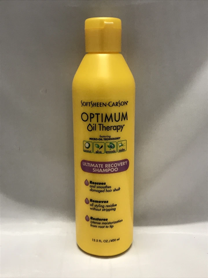 ¡NUEVO! Champú SoftSheen-Carson, Optimum Oil Therapy Ultimate Recovery 13,5 fl. oz Foto 1 de 2
