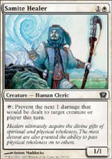 SAMITE HEALER FOIL 9th Edition MTG Magic the Gathering Cards DJMagic