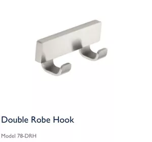 California Faucets Terra Mar Doble Vestido Gancho Acero Ultra Inoxidable 78-DRH-USS - Imagen 1 de 4