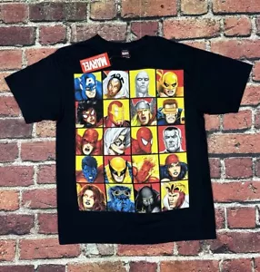 Vintage Marvel Mad Engine Character Selection Graphic T Shirt Mens Large NEW Y2K - Picture 1 of 5