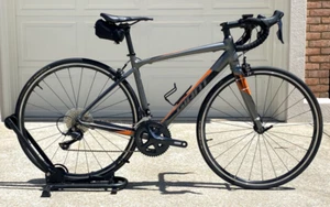 2019 Giant Contend 1 Racing Bicycle, Gray and Orange, Small - Picture 1 of 8