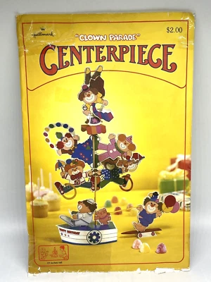 Clown Parade Birthday Party Centerpiece Decoration Hallmark Vintage 1979 Circus - Image 1 of 4