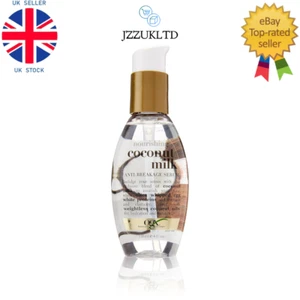 OGX Nourishing Coconut Milk Anti-Breakage Serum 118 ml - USA IMPORT - Picture 1 of 2
