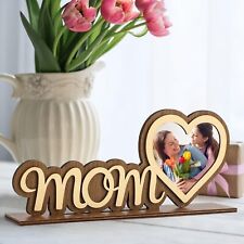 Mothers Day Picture Frame Wooden- Gifts for Mom from Daughter or Son- Persona...