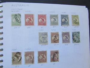 AUSTRALIA - EXTENSIVE MINT/USED COLLECTION IN 77 PAGE ALBUM - 1913/79 - 1000+ - Picture 1 of 8